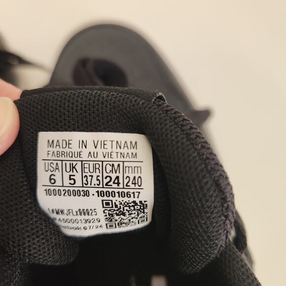 Reebok Court Advance Black/White/Gum Men's 6, Medium - Picture 7 of 8